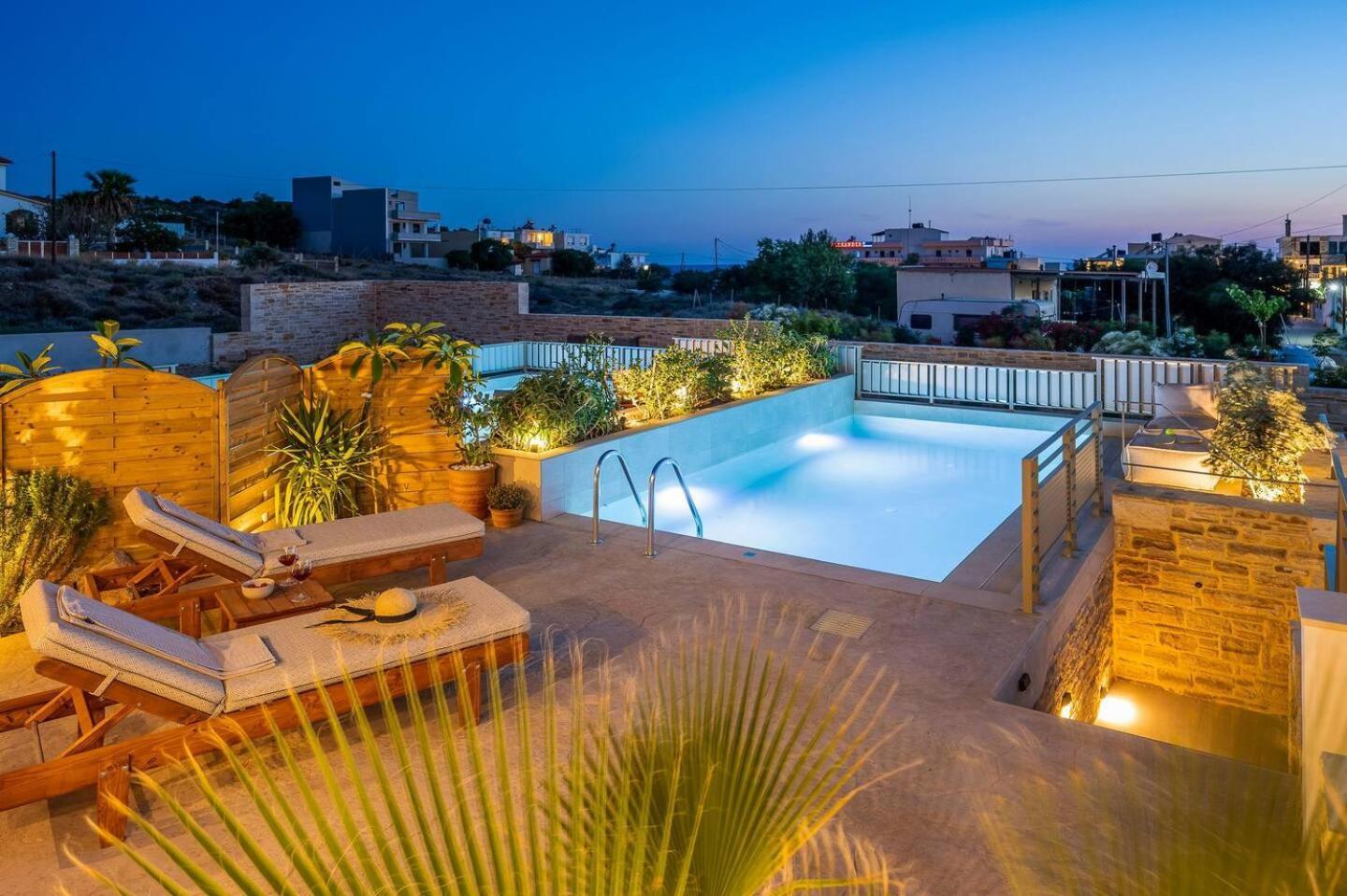 Ammokrinos Luxury Homes,150M From The Beach Καλαμάκι Εξωτερικό φωτογραφία