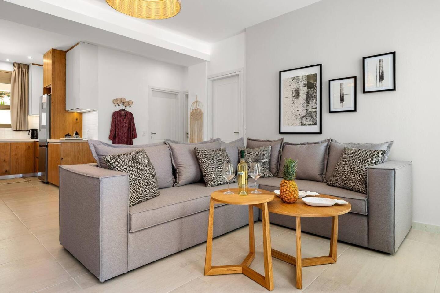 Ammokrinos Luxury Homes,150M From The Beach Καλαμάκι Εξωτερικό φωτογραφία