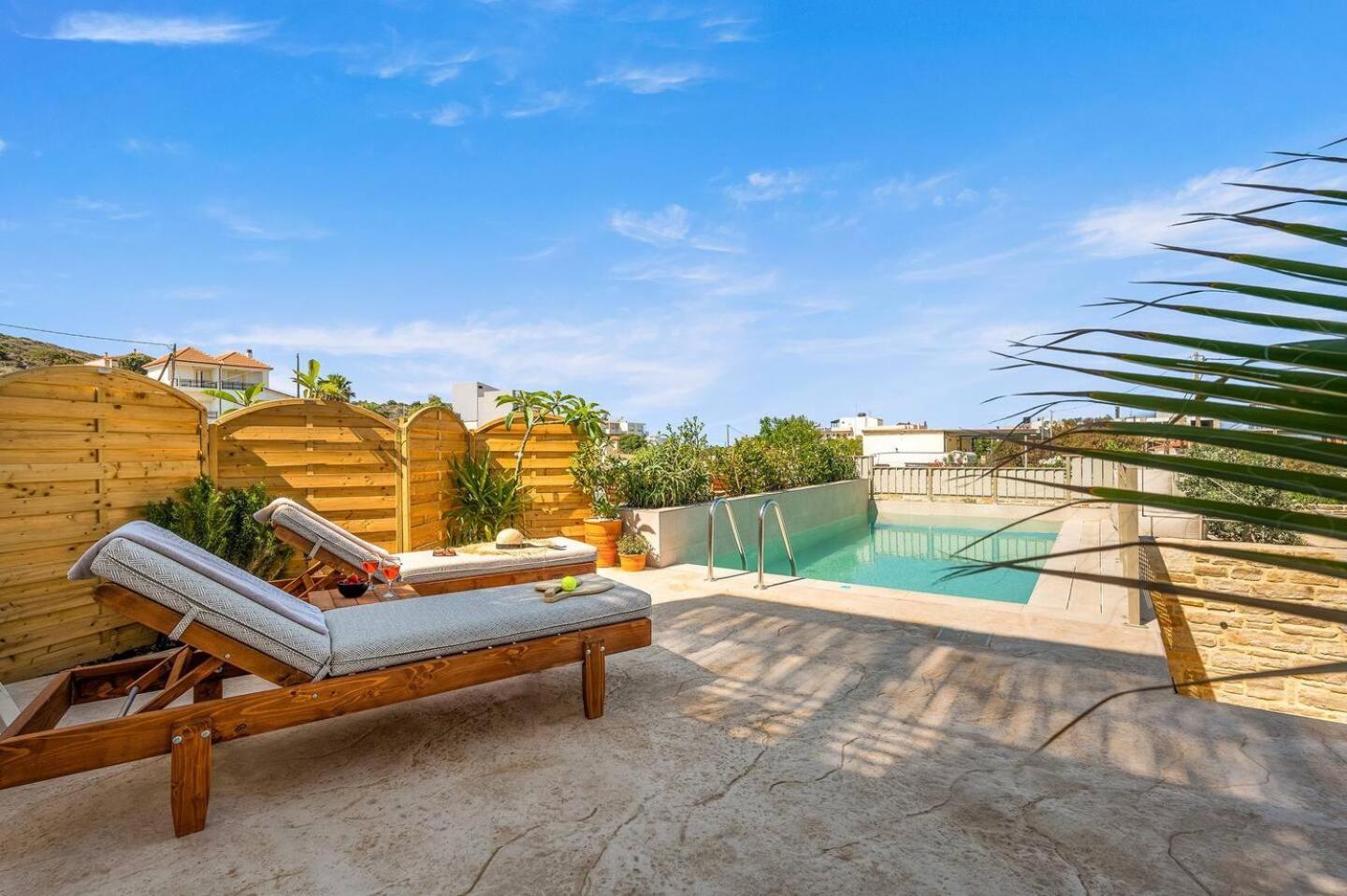 Ammokrinos Luxury Homes,150M From The Beach Καλαμάκι Εξωτερικό φωτογραφία