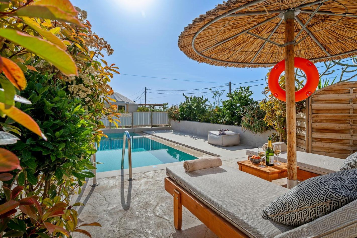 Ammokrinos Luxury Homes,150M From The Beach Καλαμάκι Εξωτερικό φωτογραφία