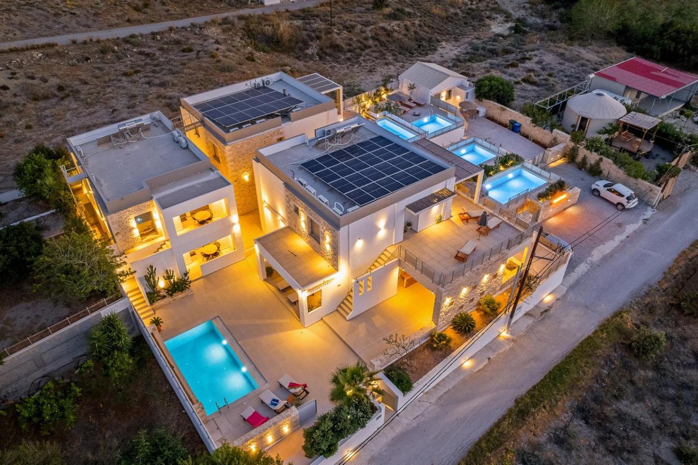 Ammokrinos Luxury Homes,150M From The Beach Καλαμάκι Εξωτερικό φωτογραφία