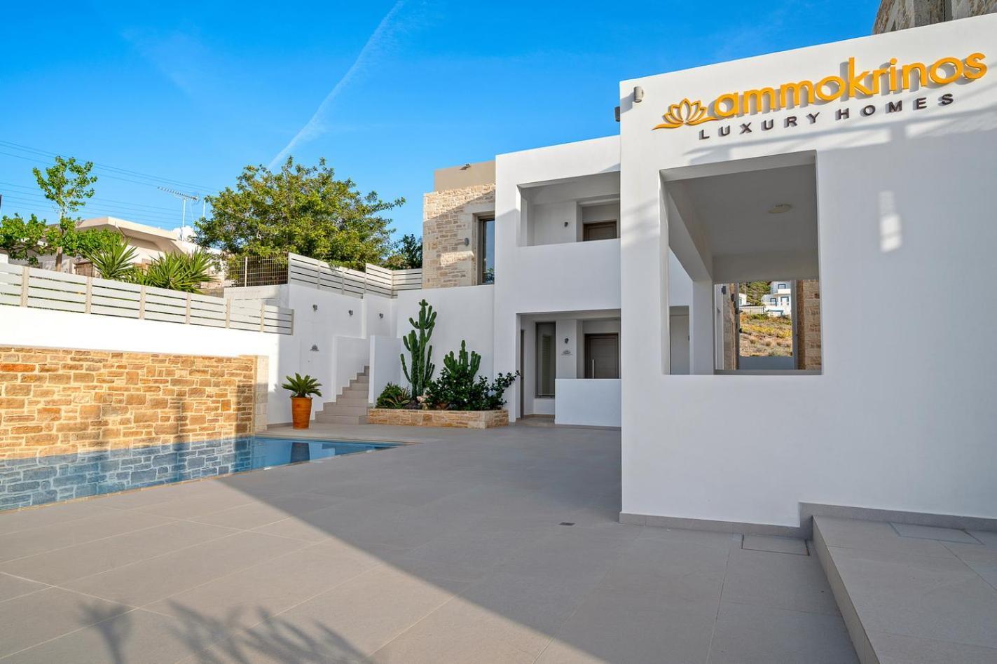 Ammokrinos Luxury Homes,150M From The Beach Καλαμάκι Εξωτερικό φωτογραφία